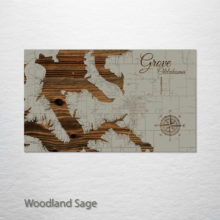 Grove, Oklahoma Street Map