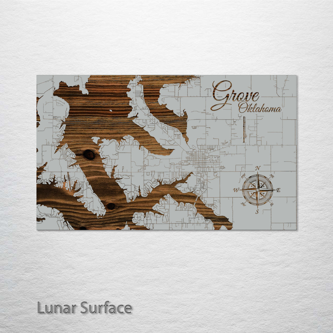 Grove, Oklahoma Street Map