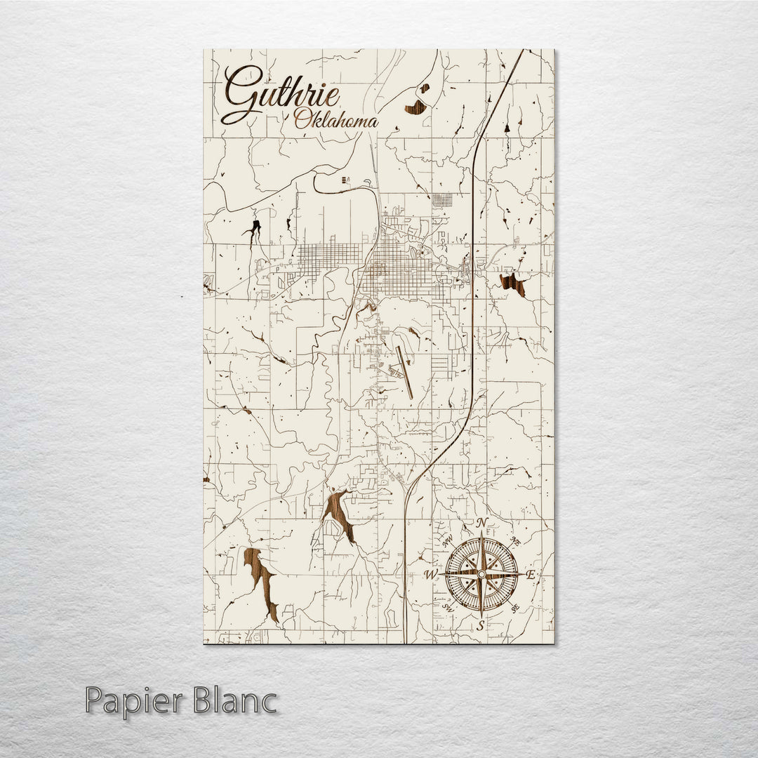 Guthrie, Oklahoma Street Map