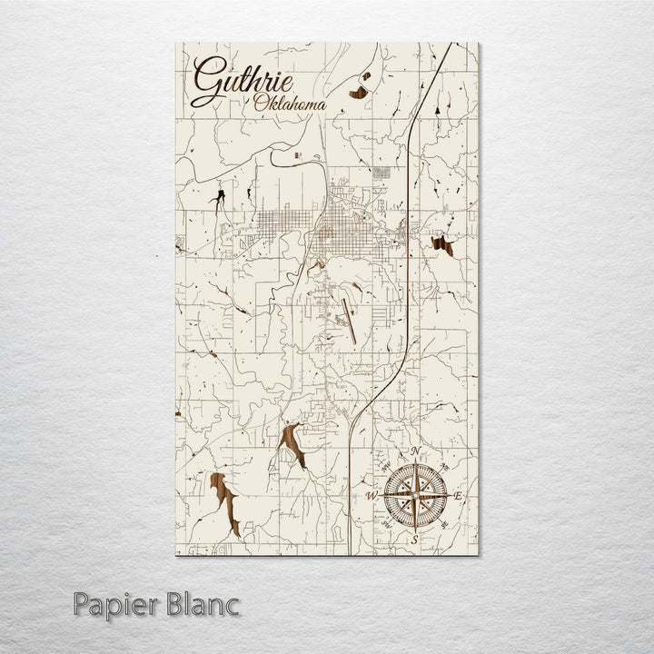 Guthrie, Oklahoma Street Map