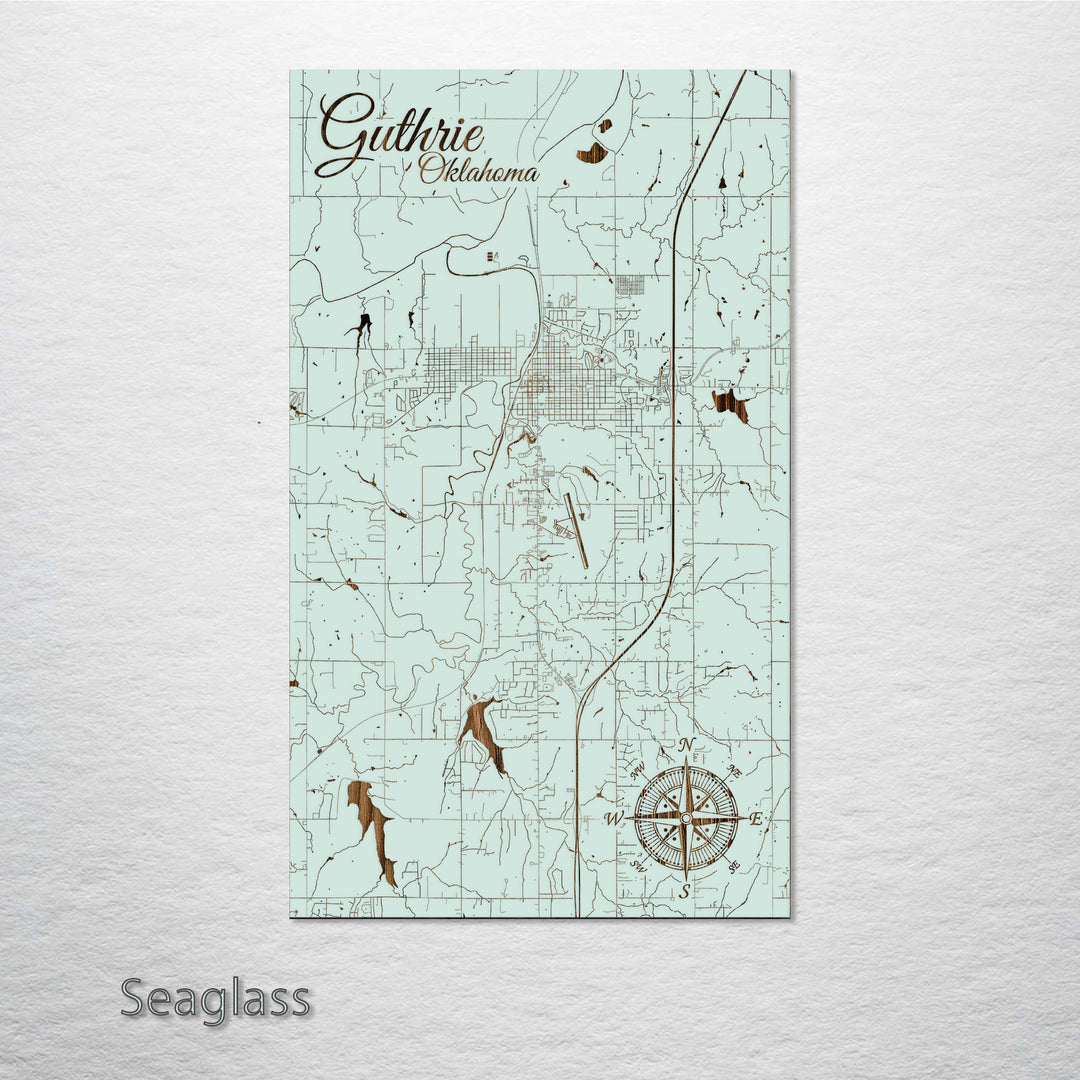 Guthrie, Oklahoma Street Map