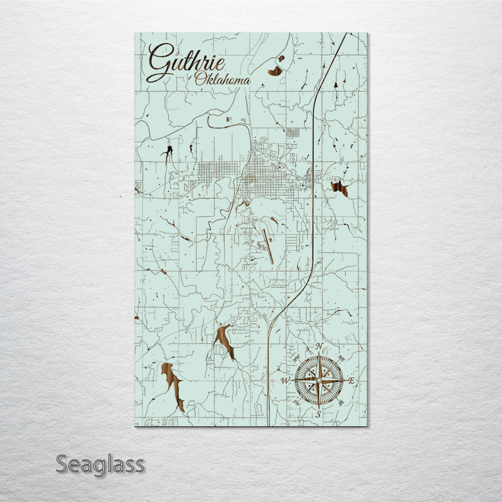 Guthrie, Oklahoma Street Map