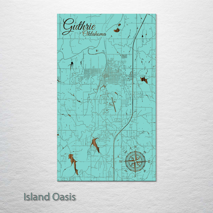 Guthrie, Oklahoma Street Map