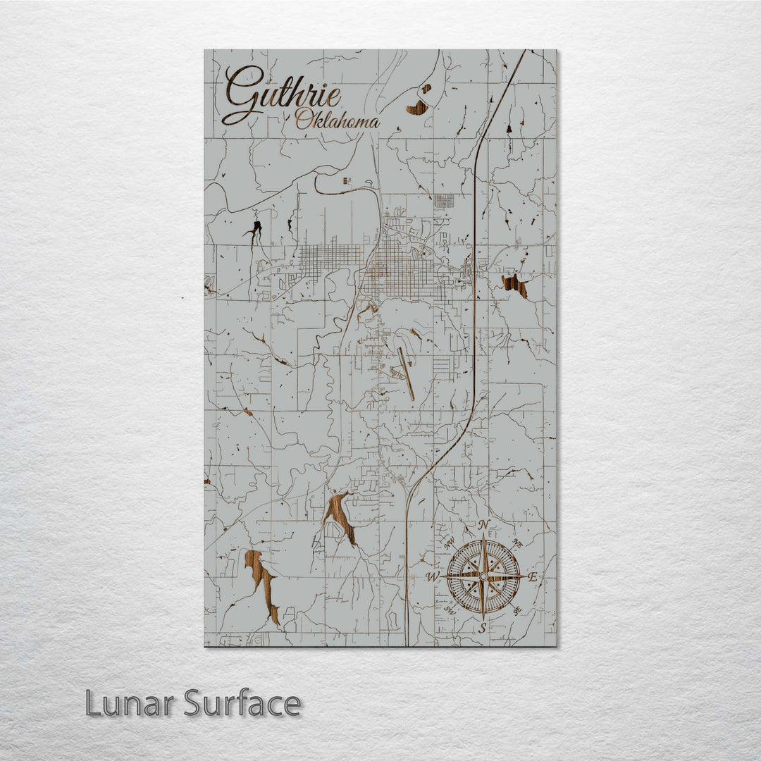 Guthrie, Oklahoma Street Map