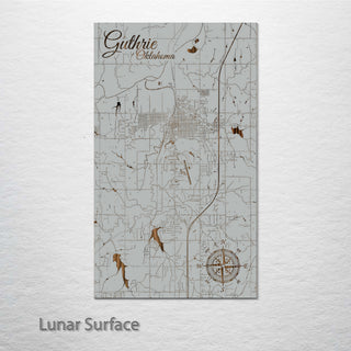 Guthrie, Oklahoma Street Map