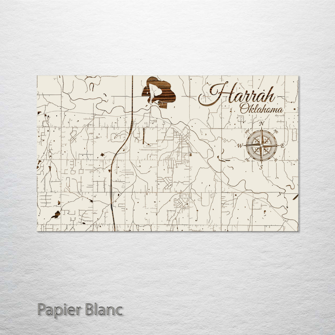 Harrah, Oklahoma Street Map