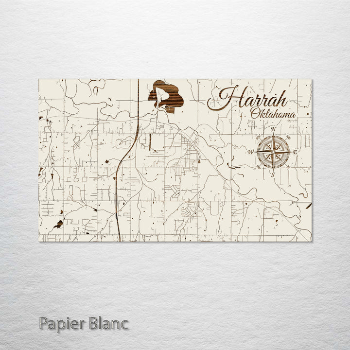 Harrah, Oklahoma Street Map