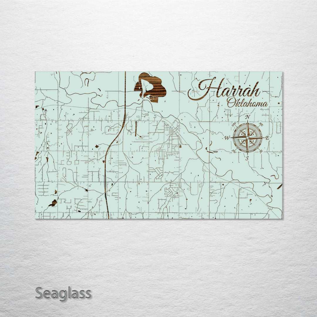 Harrah, Oklahoma Street Map