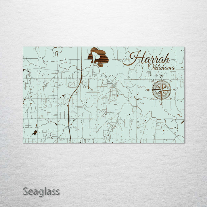 Harrah, Oklahoma Street Map