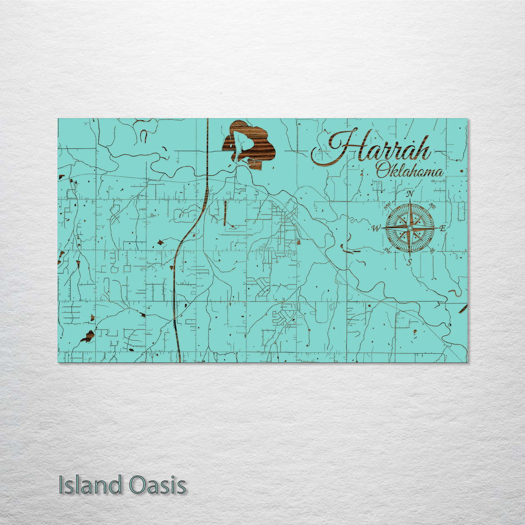 Harrah, Oklahoma Street Map
