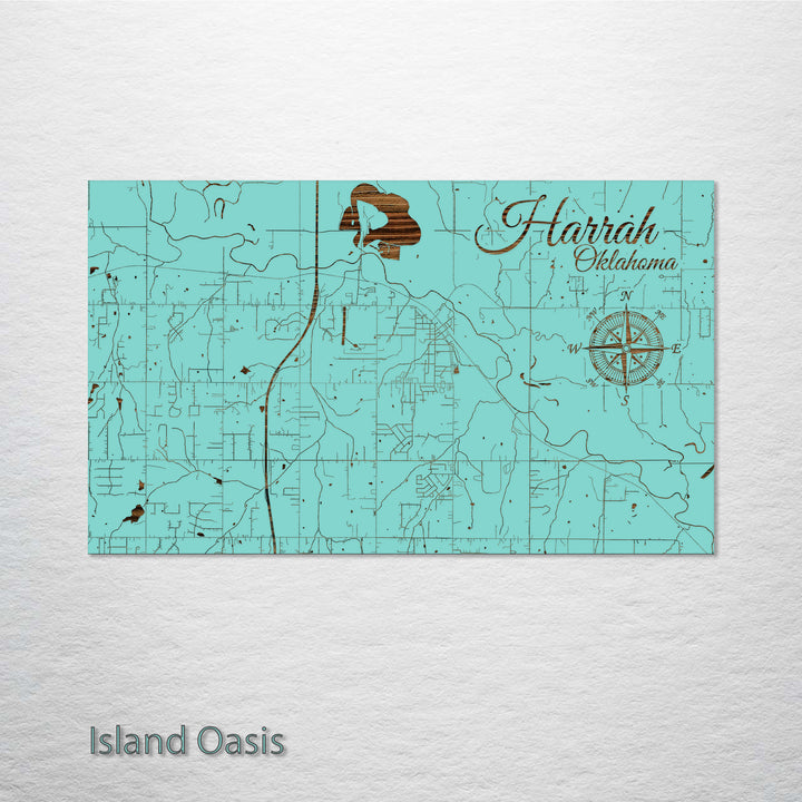 Harrah, Oklahoma Street Map