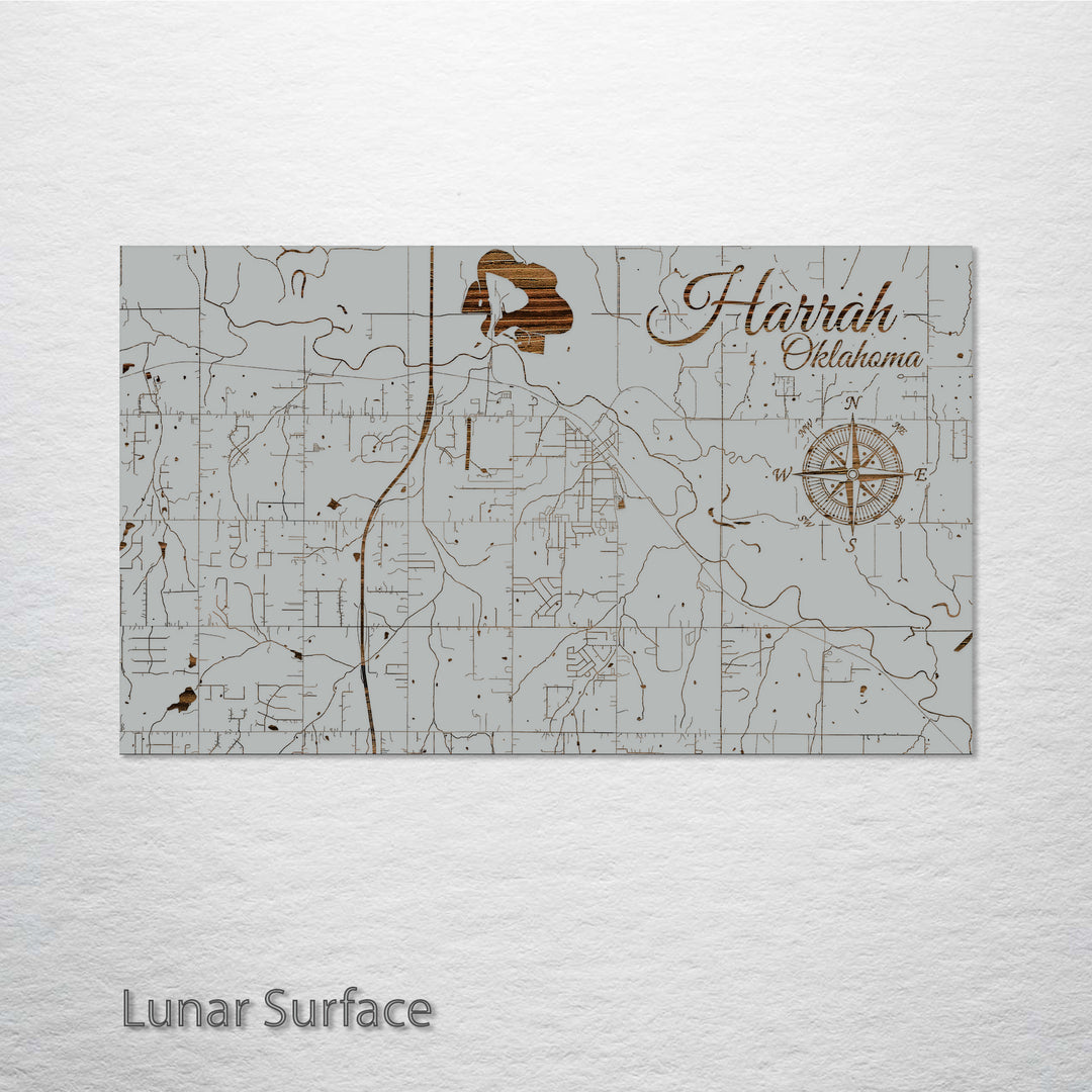 Harrah, Oklahoma Street Map