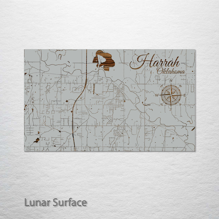 Harrah, Oklahoma Street Map