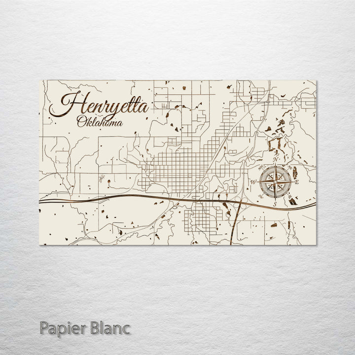 Henryetta, Oklahoma Street Map