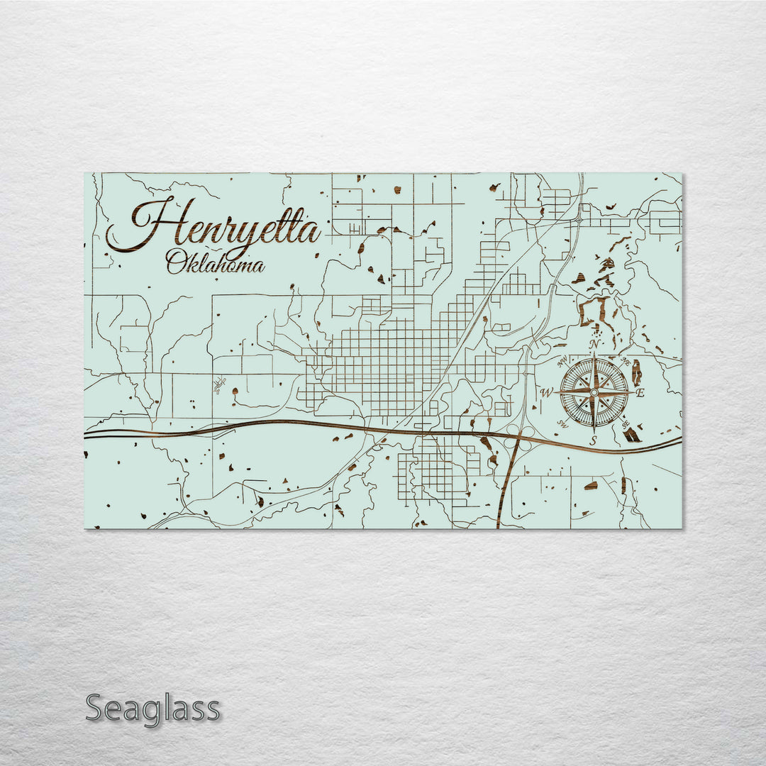 Henryetta, Oklahoma Street Map