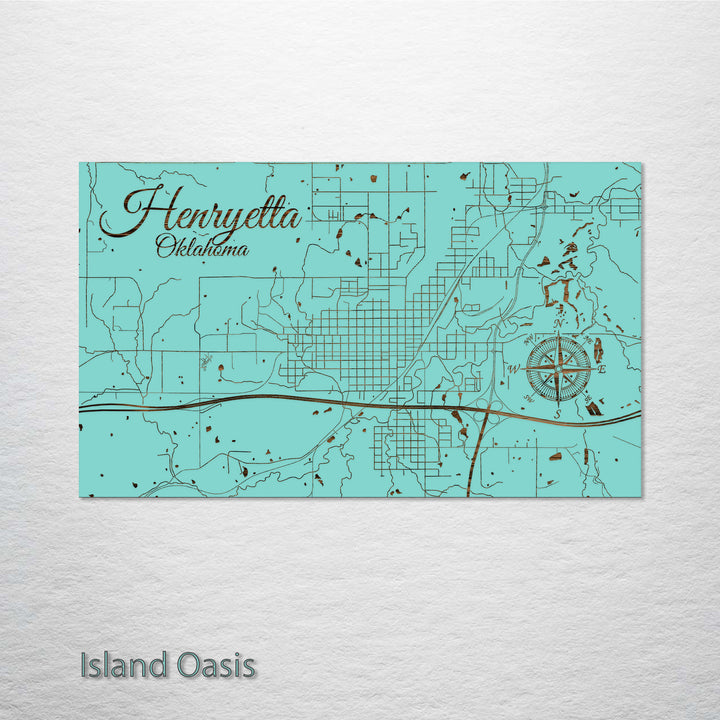 Henryetta, Oklahoma Street Map