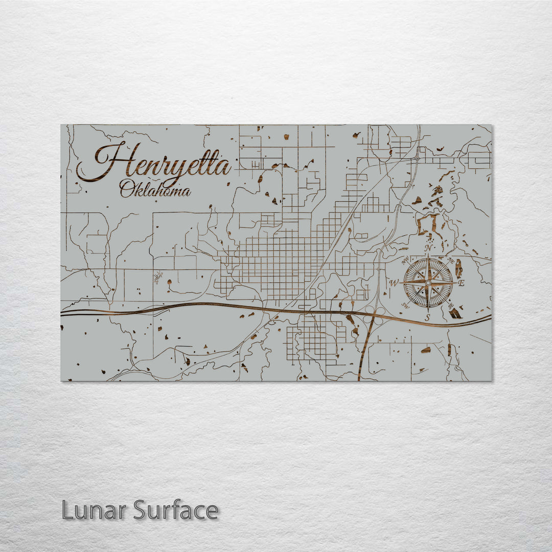 Henryetta, Oklahoma Street Map