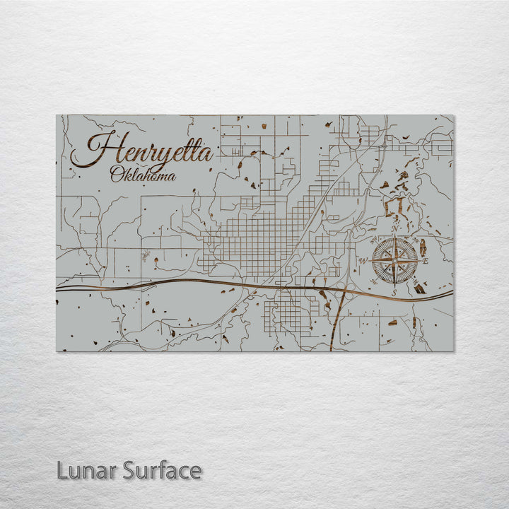 Henryetta, Oklahoma Street Map