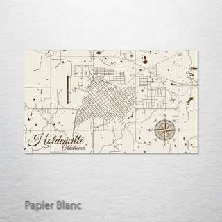 Holdenville, Oklahoma Street Map