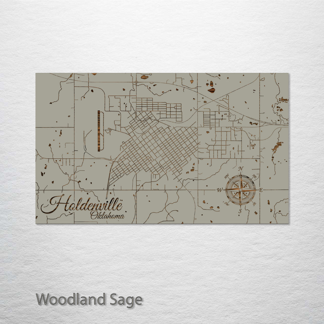 Holdenville, Oklahoma Street Map