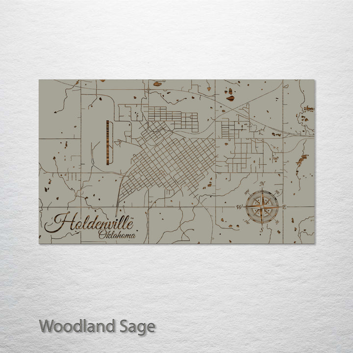 Holdenville, Oklahoma Street Map