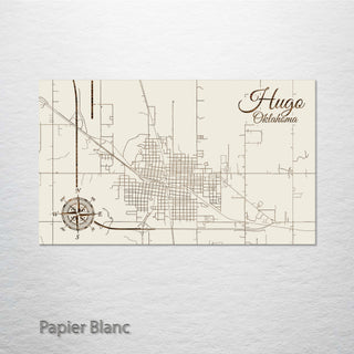 Hugo, Oklahoma Street Map