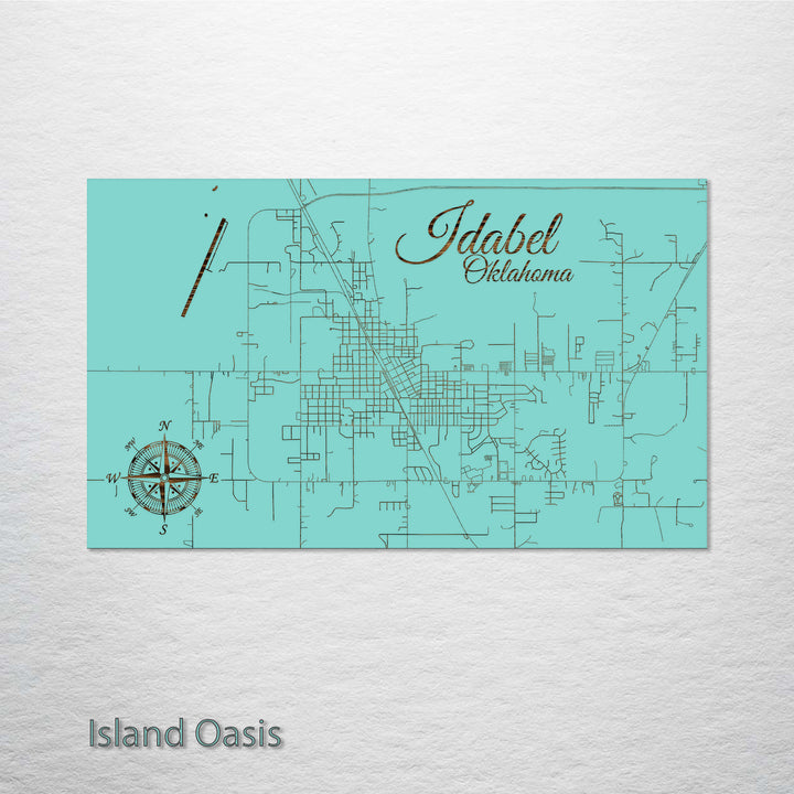 Idabel, Oklahoma Street Map