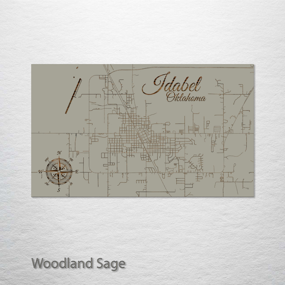 Idabel, Oklahoma Street Map