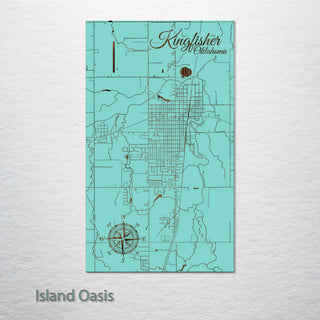 Kingfisher, Oklahoma Street Map