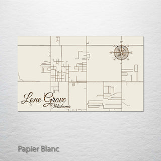 Lone Grove, Oklahoma Street Map