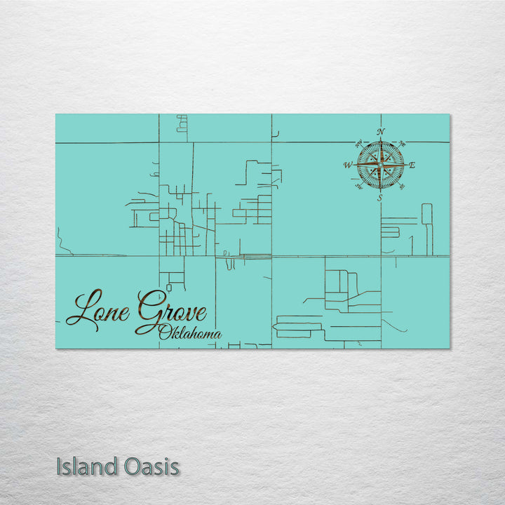 Lone Grove, Oklahoma Street Map