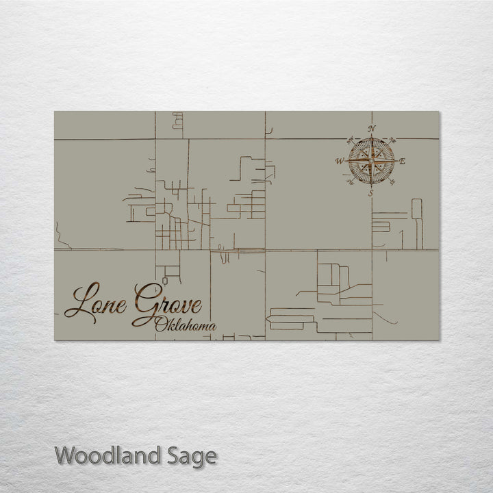 Lone Grove, Oklahoma Street Map