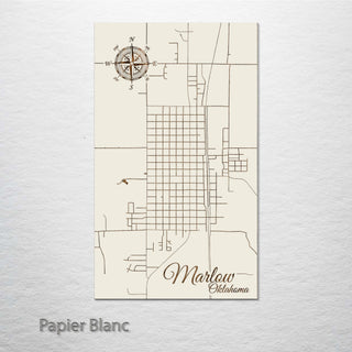 Marlow, Oklahoma Street Map