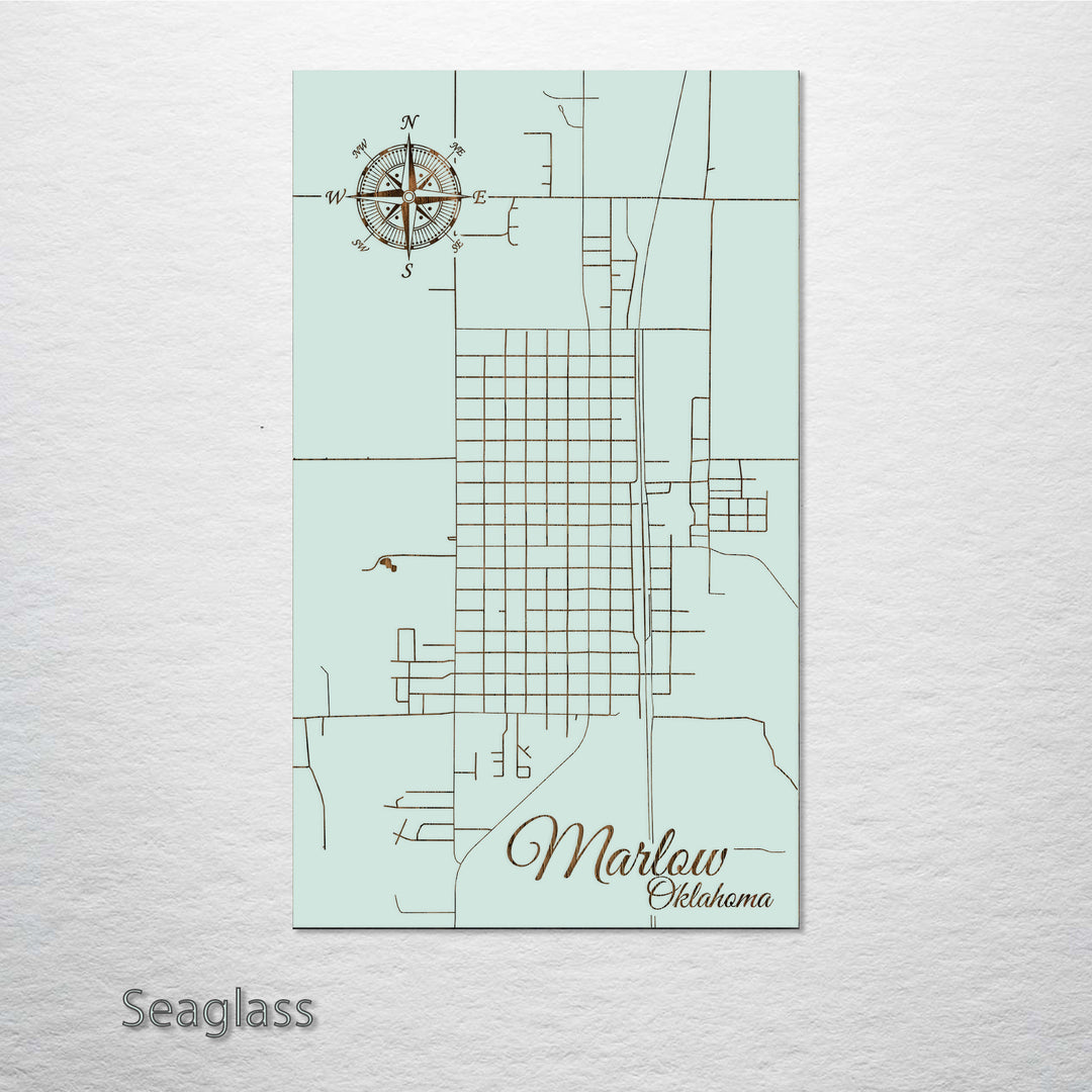 Marlow, Oklahoma Street Map