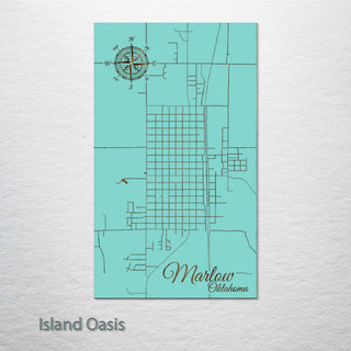 Marlow, Oklahoma Street Map