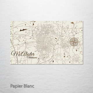 McAlester, Oklahoma Street Map