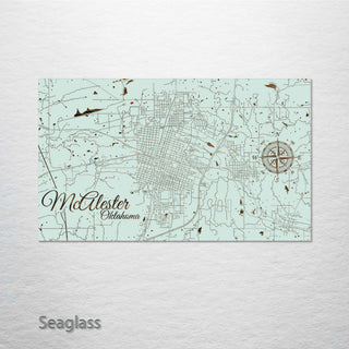 McAlester, Oklahoma Street Map