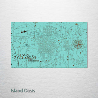 McAlester, Oklahoma Street Map