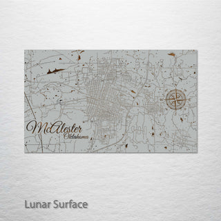 McAlester, Oklahoma Street Map