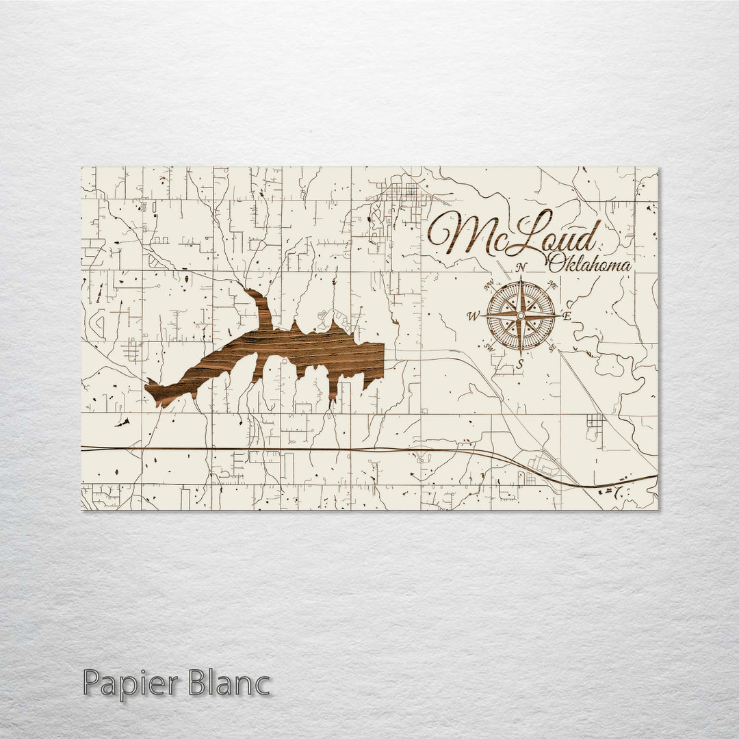 McLoud, Oklahoma Street Map