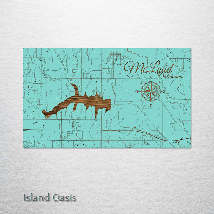 McLoud, Oklahoma Street Map