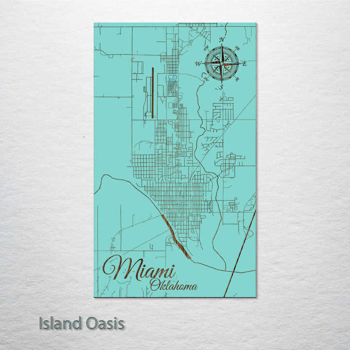 Miami, Oklahoma Street Map