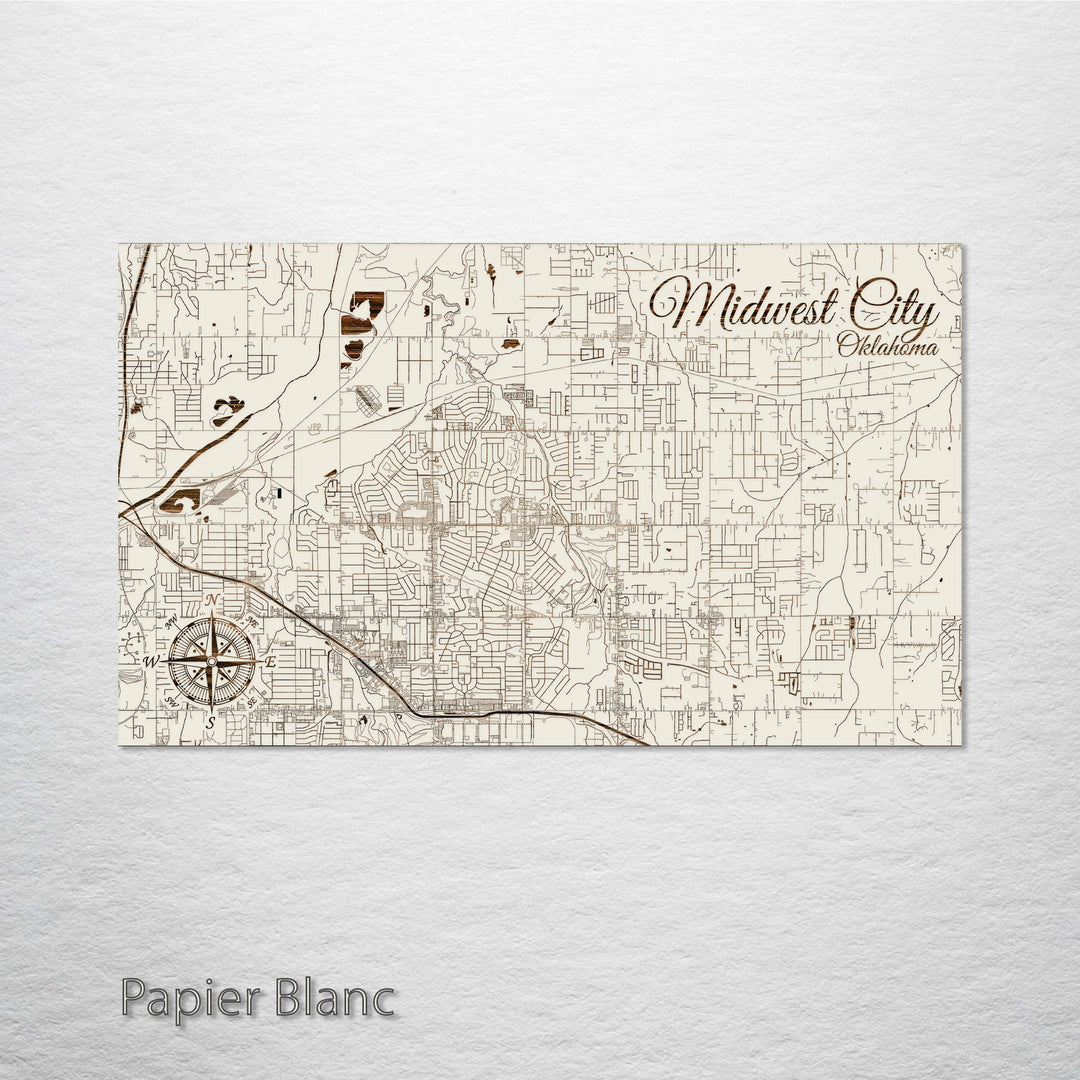 Midwest City, Oklahoma Street Map