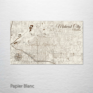 Midwest City, Oklahoma Street Map