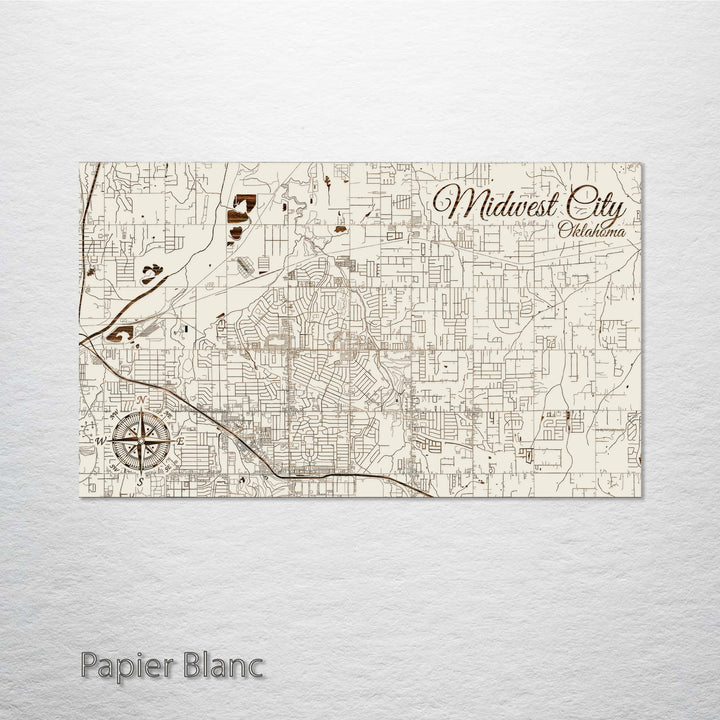 Midwest City, Oklahoma Street Map