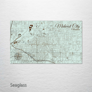 Midwest City, Oklahoma Street Map