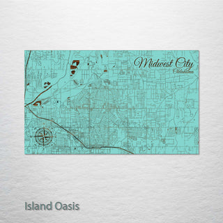 Midwest City, Oklahoma Street Map