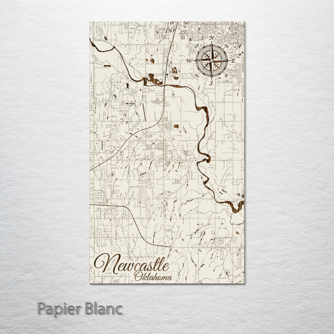 Newcastle, Oklahoma Street Map