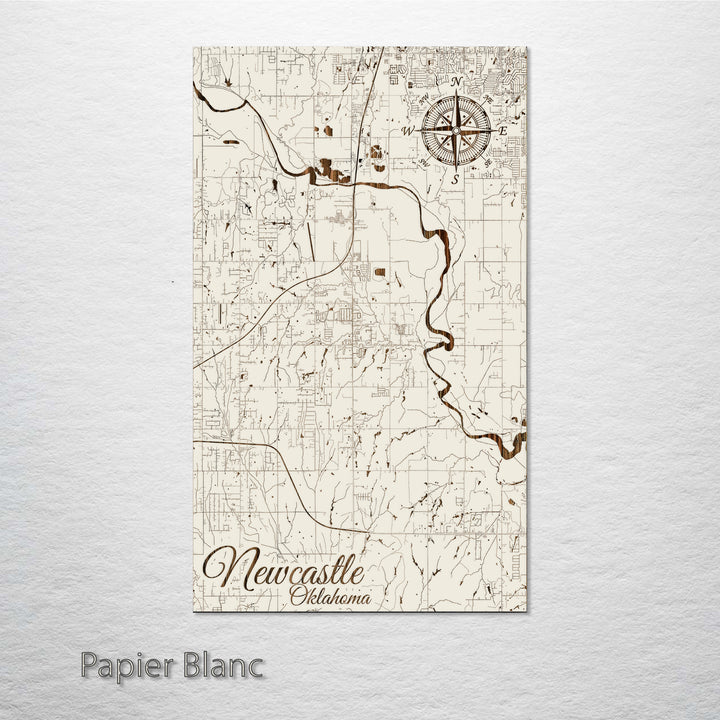 Newcastle, Oklahoma Street Map