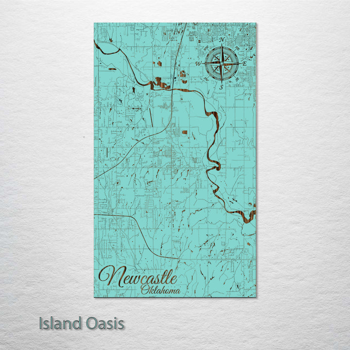 Newcastle, Oklahoma Street Map